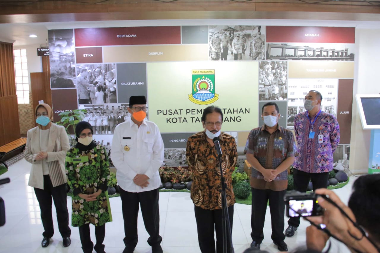 ​​​​​​​Menteri ATR BPN Rapat Teknis Penataan Kota Bersama Lima Kepala Daerah di Banten 